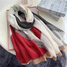 Load image into Gallery viewer, Multicolor Plaid Viscose Scarves