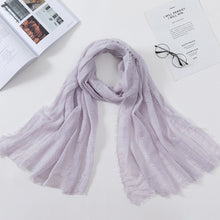 Load image into Gallery viewer, Plain Crinkled Scarf