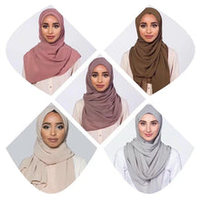 Load image into Gallery viewer, Pearl Chiffon Scarf 10 Pieces Lot
