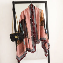 Load image into Gallery viewer, Multicolor Plaid Viscose Scarves