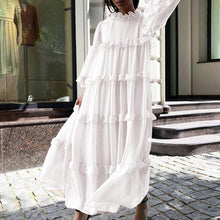Load image into Gallery viewer, Casual Solid Flare Maxi Dress