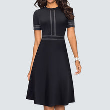 Load image into Gallery viewer, A Line Party Patchwork Dress.
