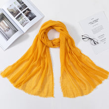 Load image into Gallery viewer, Plain Crinkled Scarf
