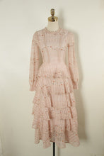 Load image into Gallery viewer, Pink Lace Maxi Dress