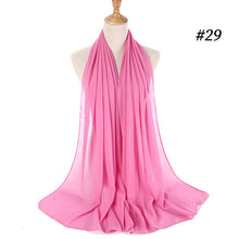 Load image into Gallery viewer, Plain Chiffon Scarf 2