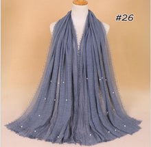 Load image into Gallery viewer, Crinkled Pearl Scarf