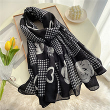 Load image into Gallery viewer, Multicolor Plaid Viscose Scarves