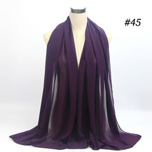 Load image into Gallery viewer, Plain Chiffon Scarf