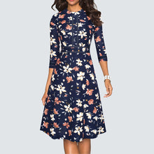 Load image into Gallery viewer, A Line Party Patchwork Dress.