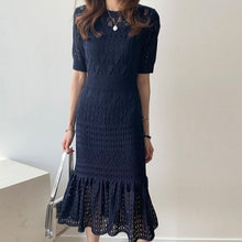 Load image into Gallery viewer, Casual Slim Hollow Out Dress