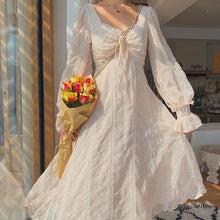 Load image into Gallery viewer, Chiffon Long Sleeve Midi Dress