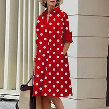 Load image into Gallery viewer, Elegant Pocket Streetwear Female Dress