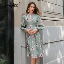 Load image into Gallery viewer, Classy Floral Print Dress
