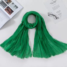 Load image into Gallery viewer, Plain Crinkled Scarf
