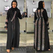 Load image into Gallery viewer, Classy Print Hijab Abaya Dress
