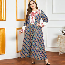 Load image into Gallery viewer, Modern Embroidery Long Sleeve Dress
