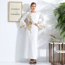 Load image into Gallery viewer, Pearl on Embroidery Abaya
