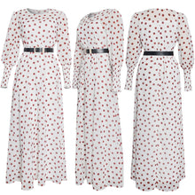 Load image into Gallery viewer, Polka Dot Long Sleeve Maxi Dress
