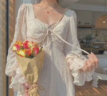 Load image into Gallery viewer, Chiffon Long Sleeve Midi Dress
