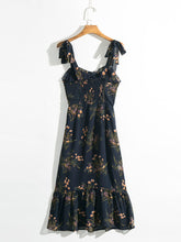 Load image into Gallery viewer, Vintage Strap Tie Ruffle Dress
