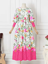 Load image into Gallery viewer, Vintage Floral Printed Maxi Dress
